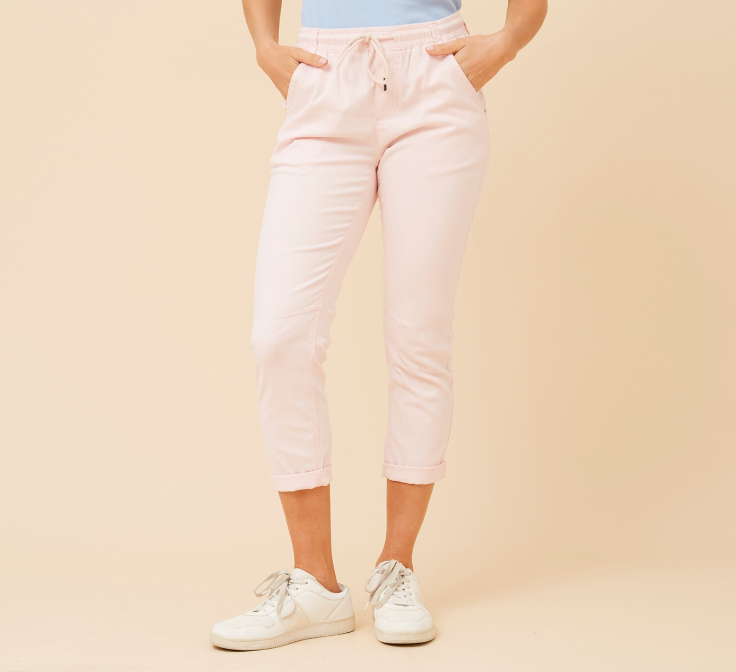 3/4 Jogger Pants - Pink