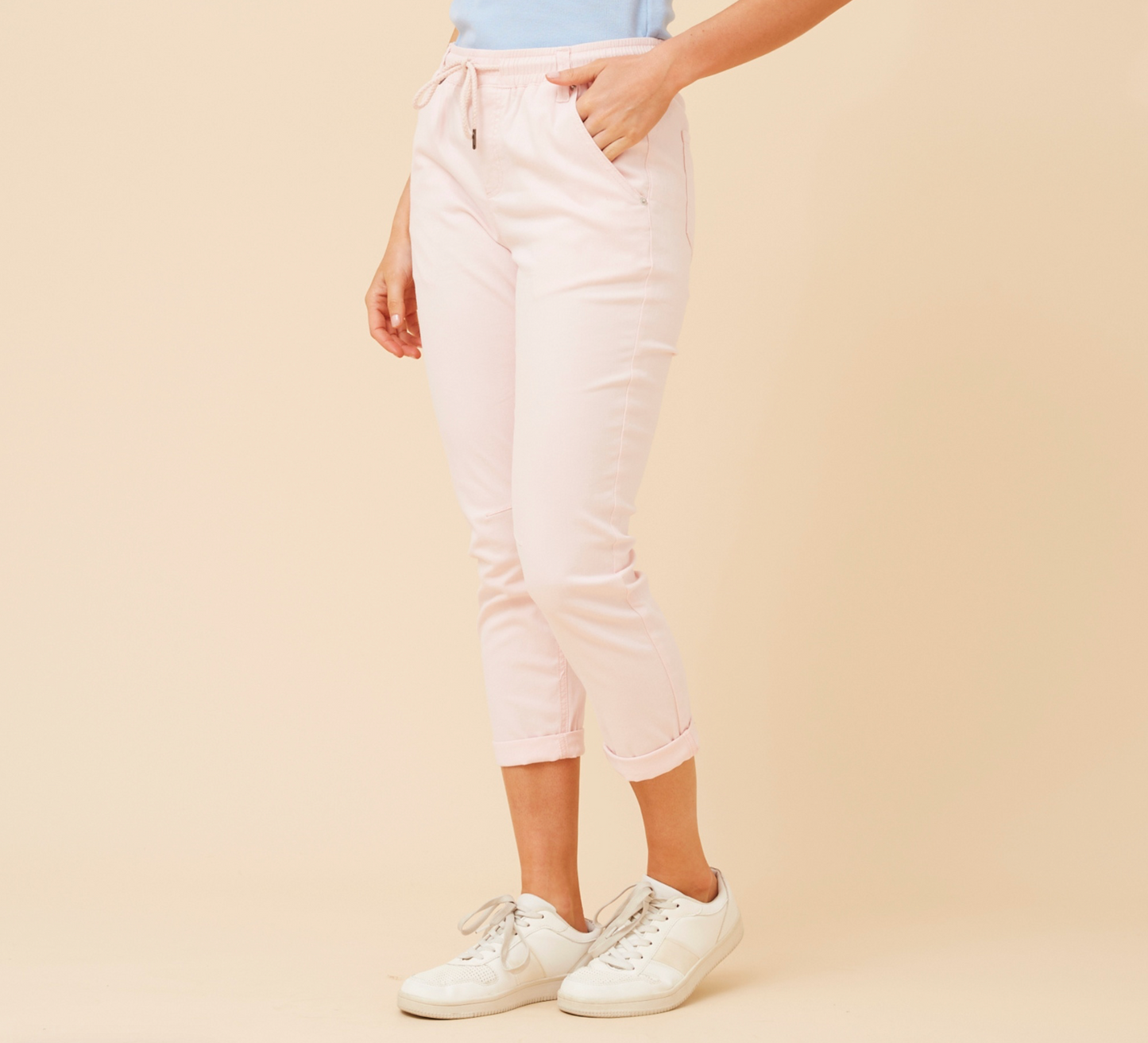 3/4 Jogger Pants - Pink