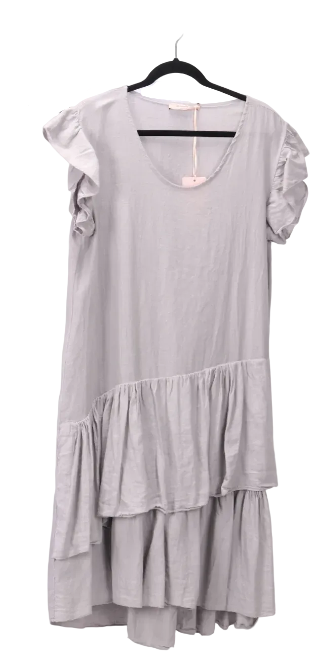 Asymmetric Dress - Grey