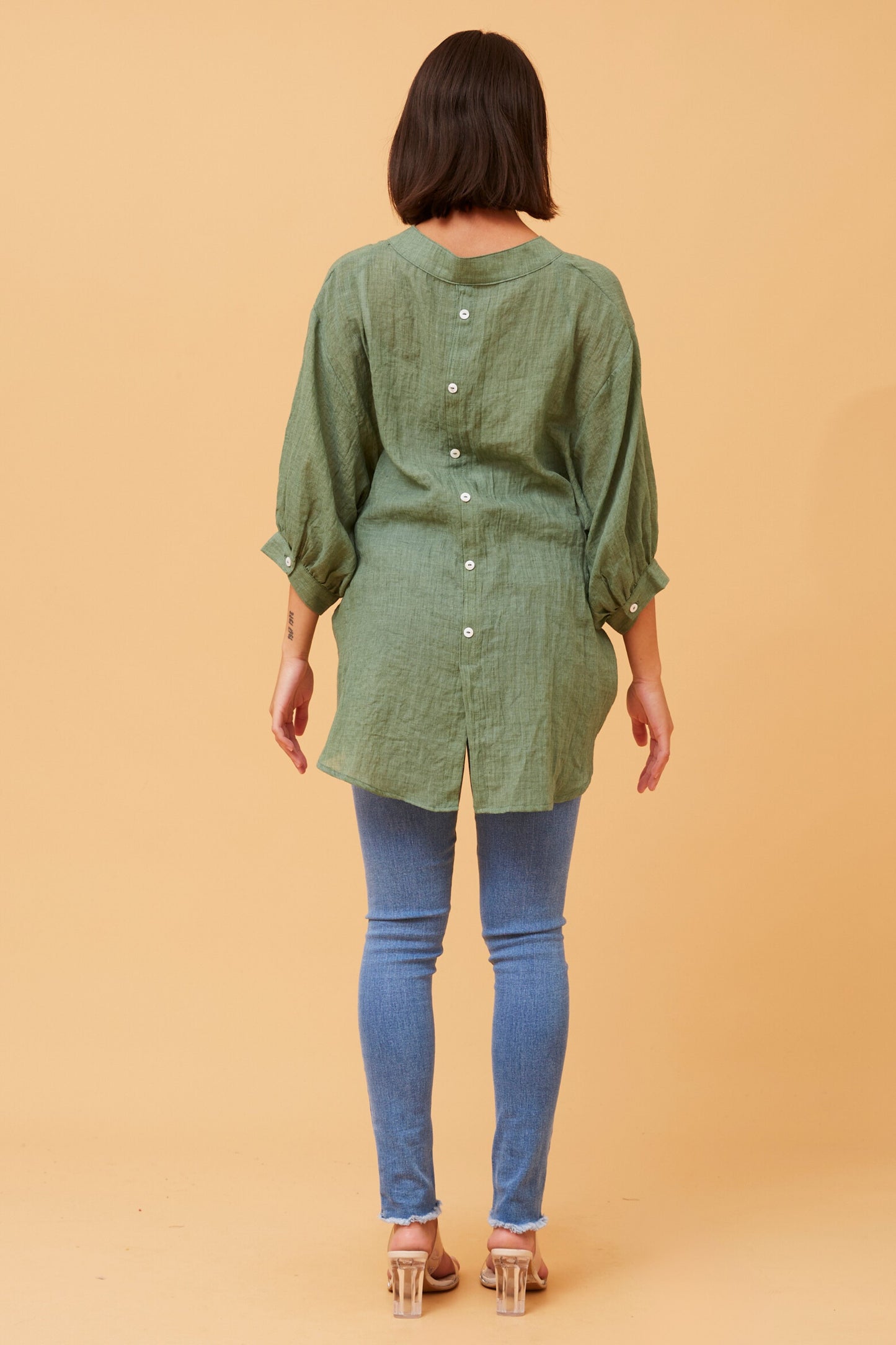Bellina Shirt - Fern Green