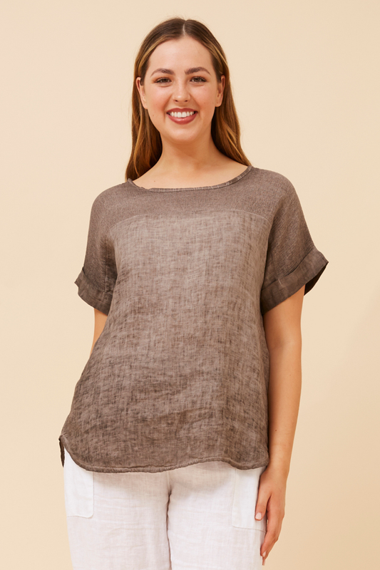 Myla Top - Brown