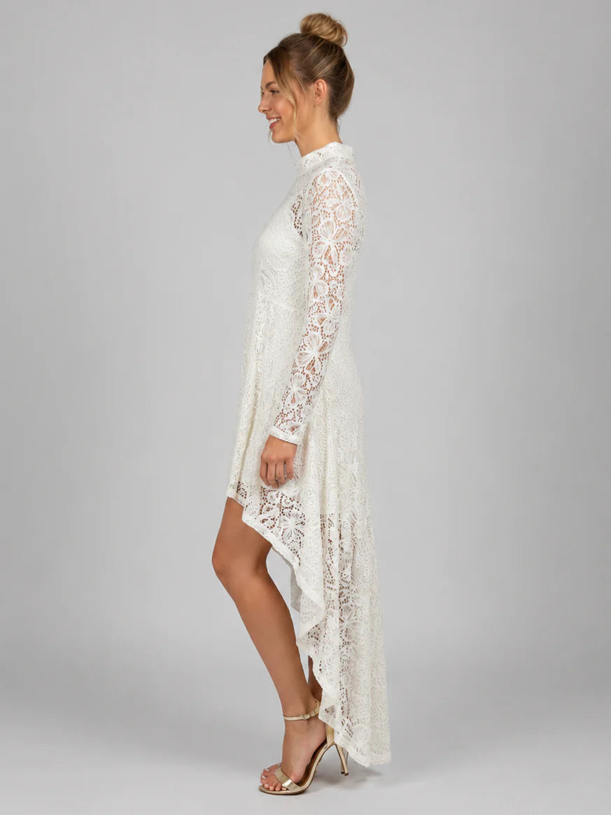 HiLo Lace Top - Cream