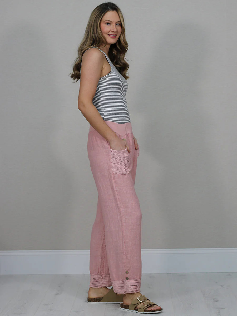 Tweed Pants - Coral