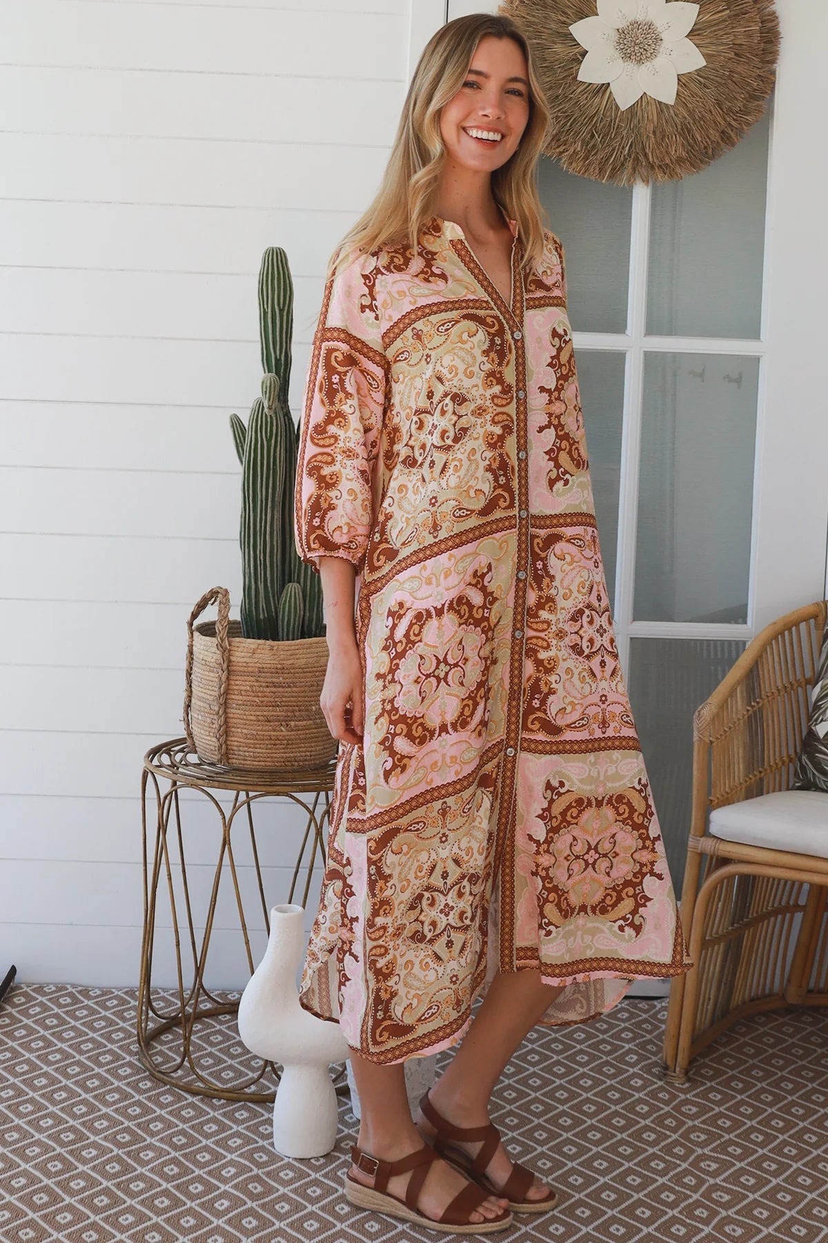 Paisley Shirtmaker Dress