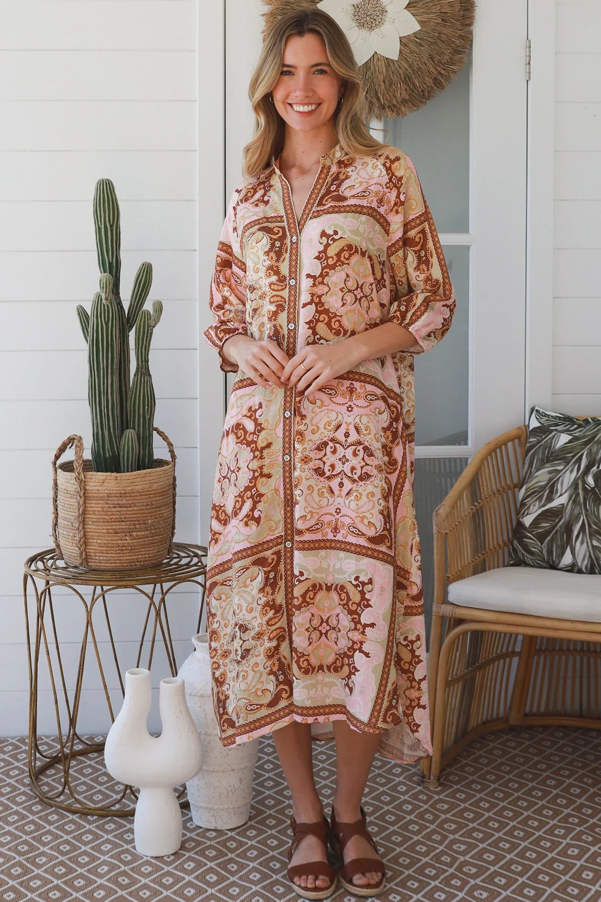 Paisley Shirtmaker Dress
