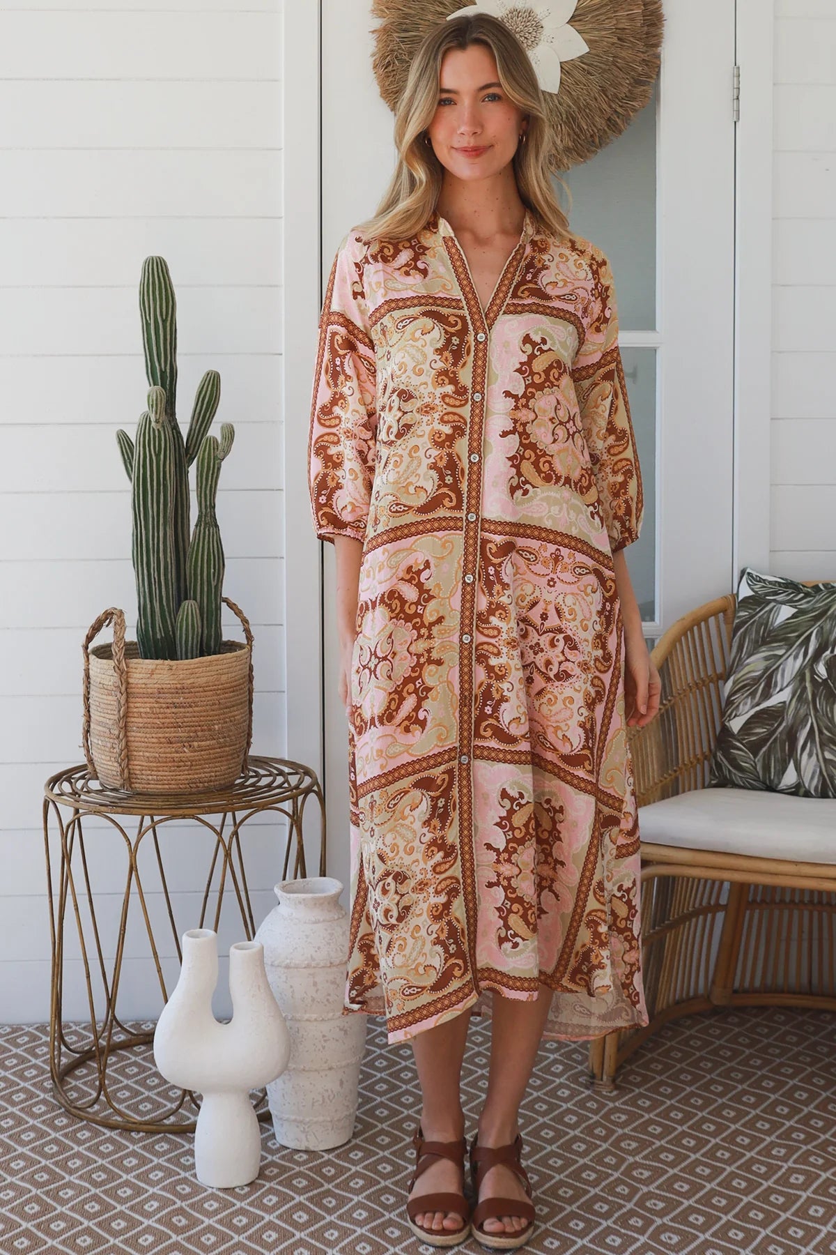 Paisley Shirtmaker Dress