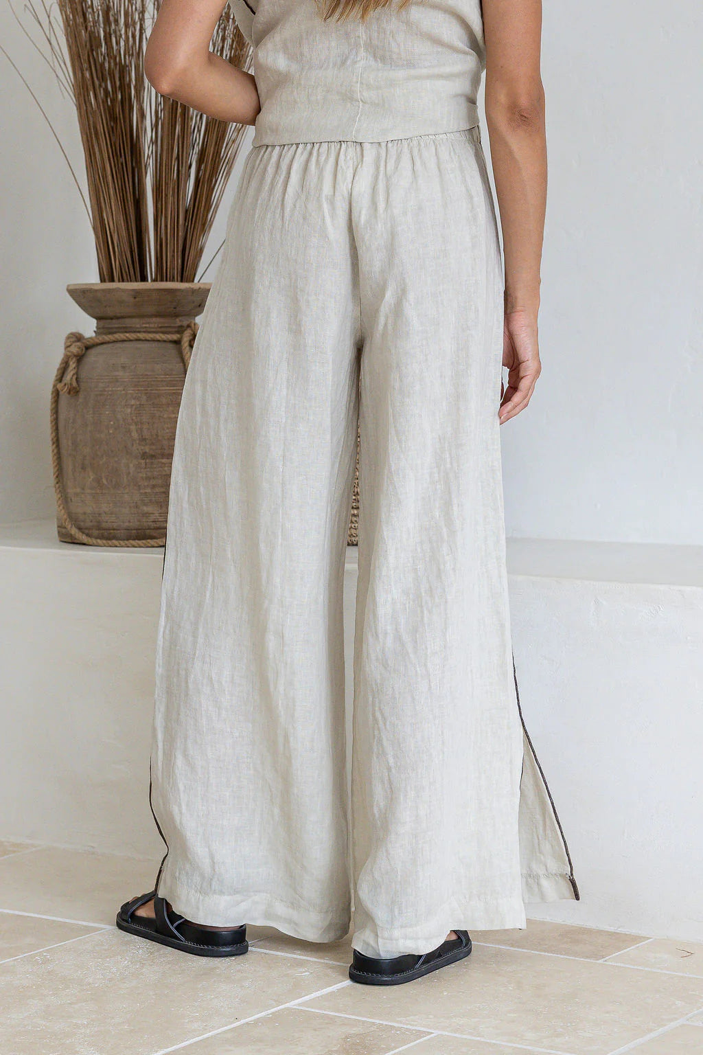 Ariosa Pants - Sand & Mocha