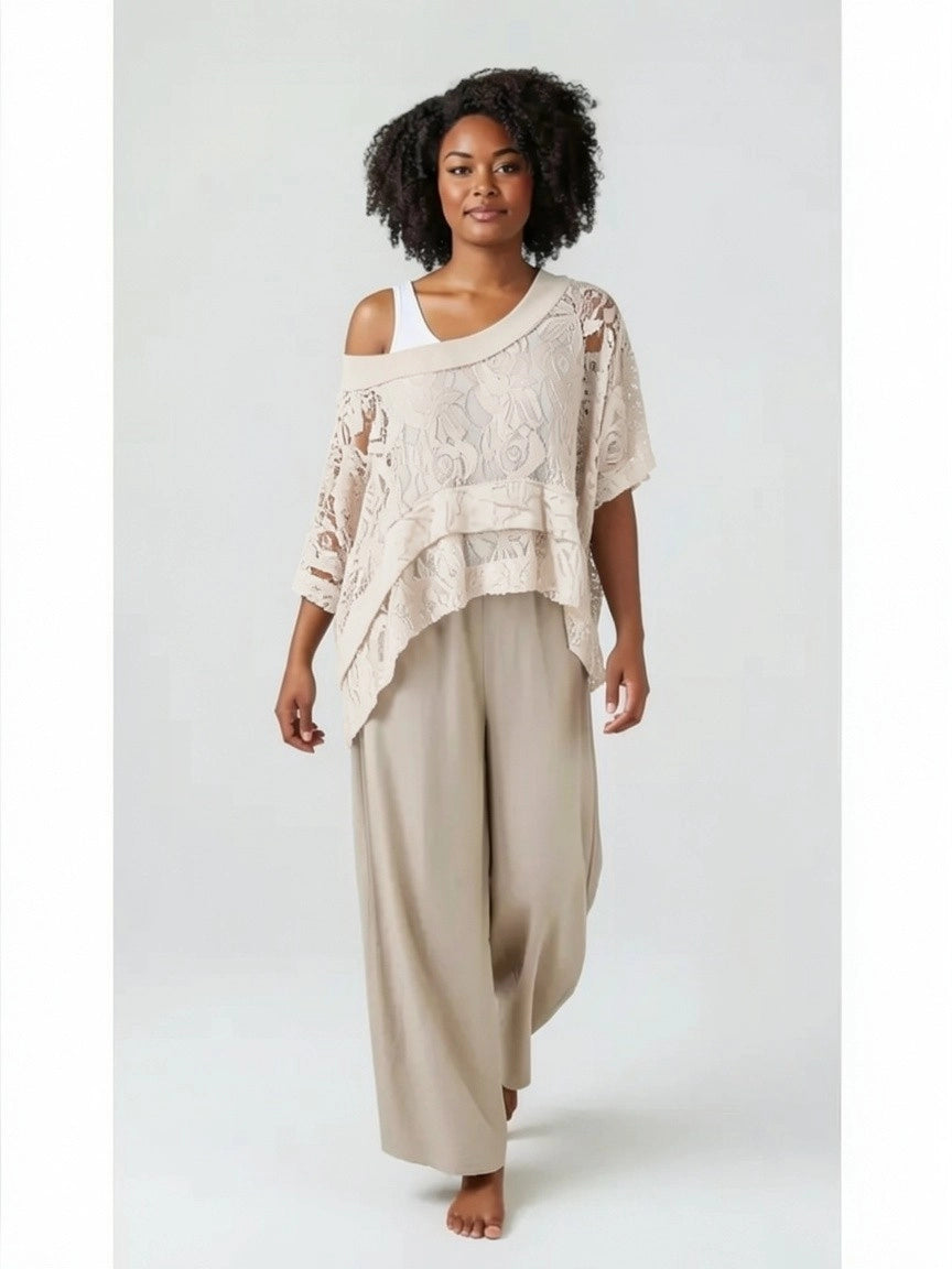 Coco Lace Top - Beige