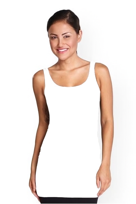 Slimmer Basic Singlet - White