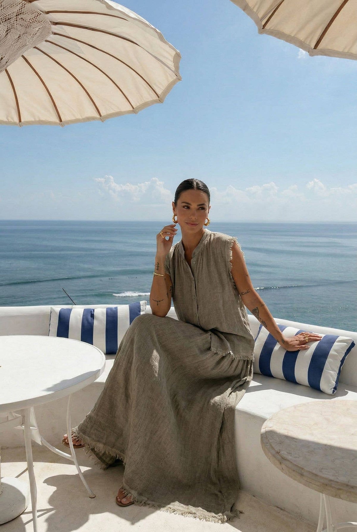Sorrento Top - Taupe