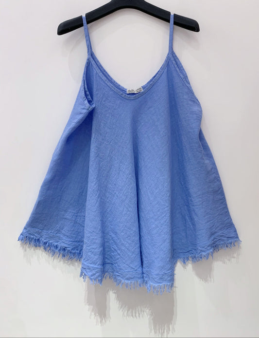 Bianca Top - Cornflower Blue