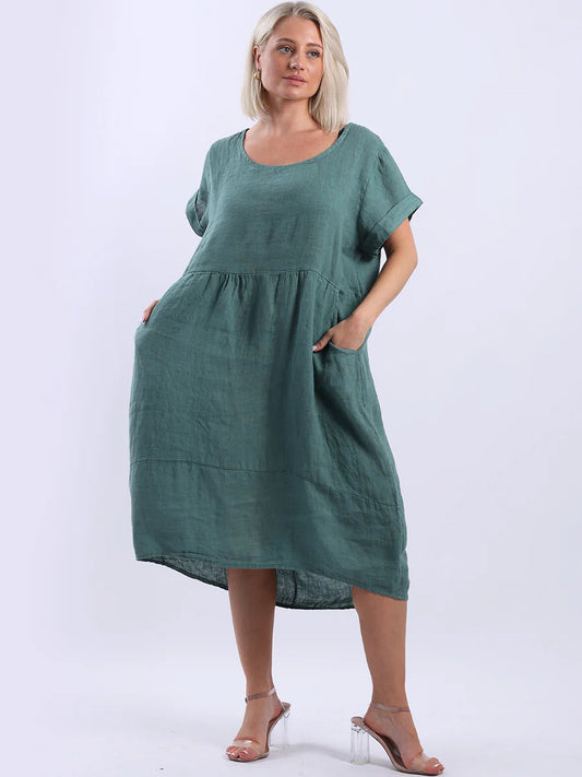 Nicole Dress - Sea Green
