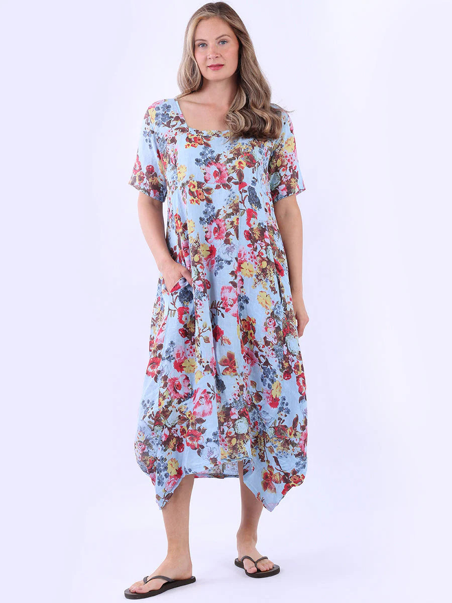 Miranda Dress - Sky Blue