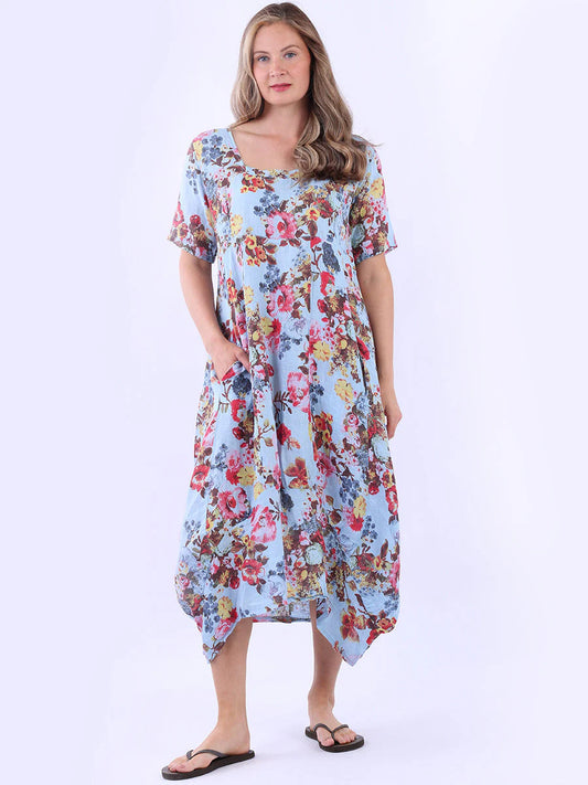 Miranda Dress - Sky Blue