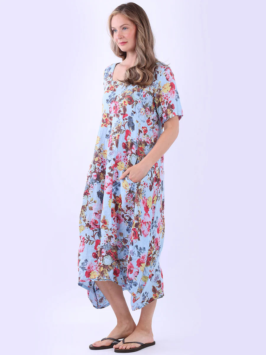 Miranda Dress - Sky Blue