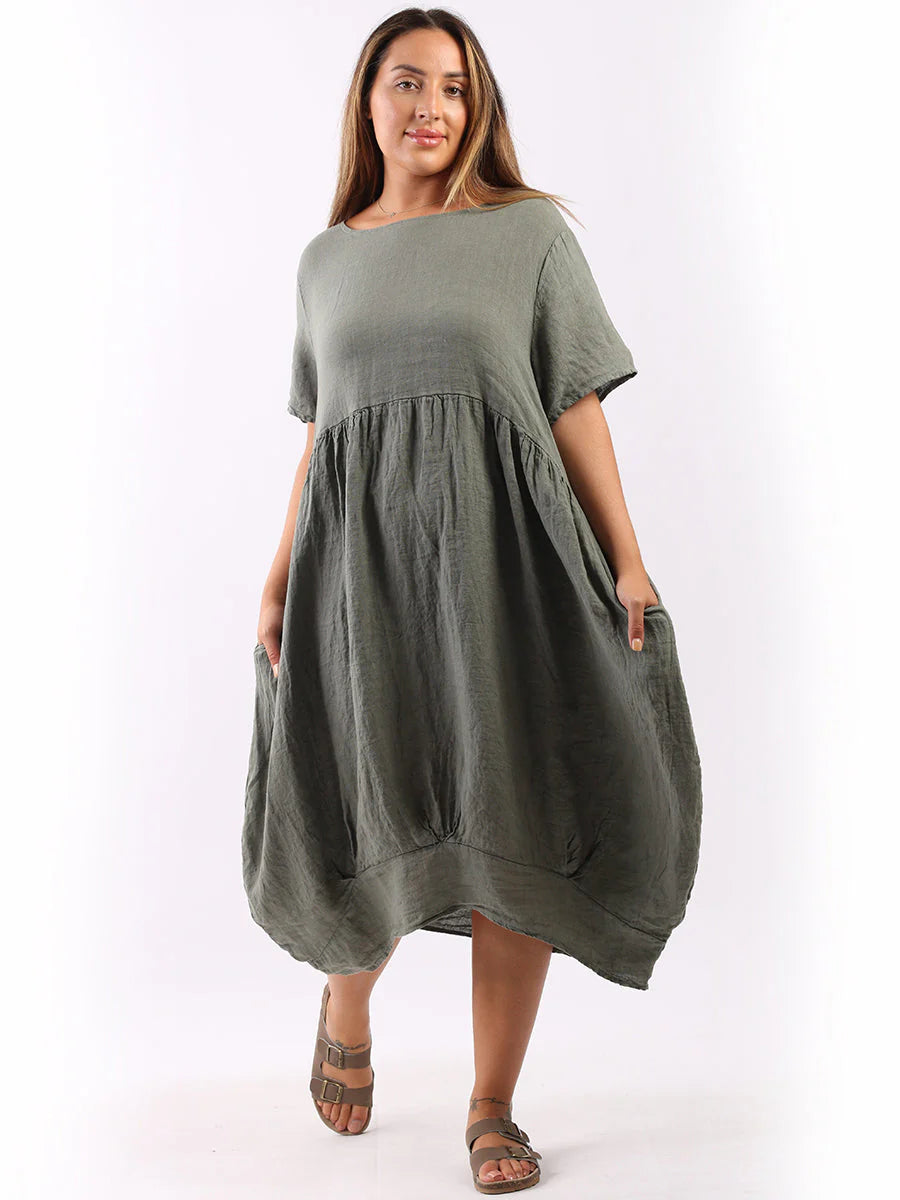 Claire Dress - Khaki