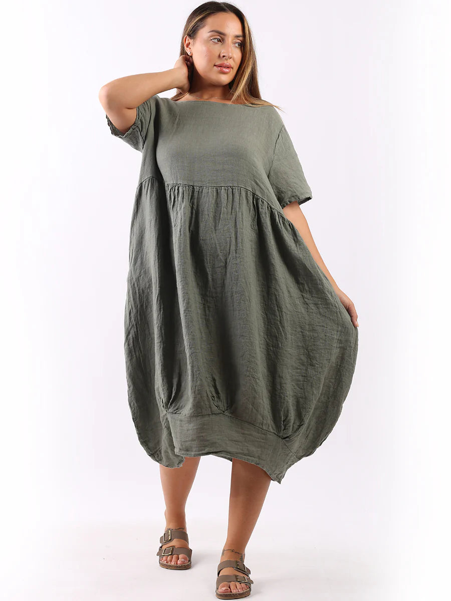 Claire Dress - Khaki