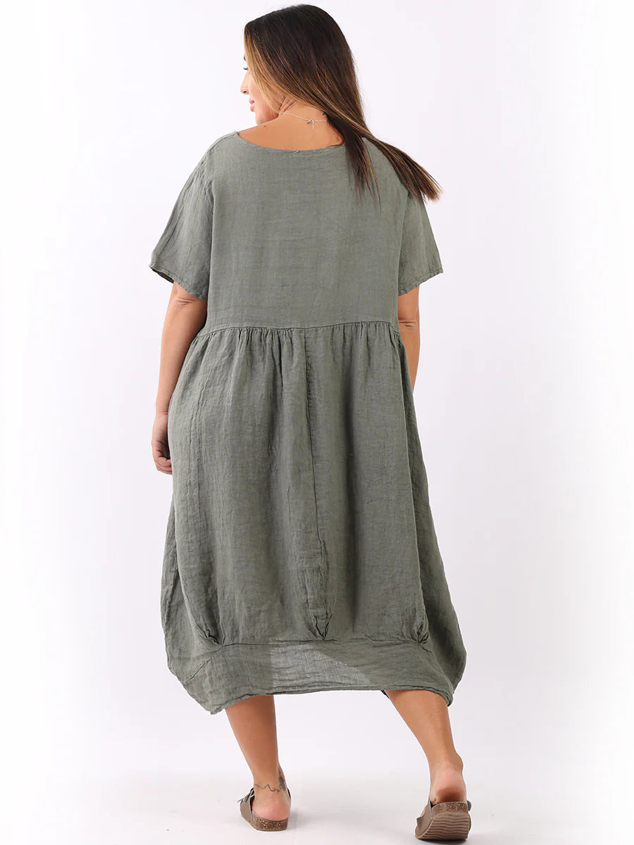 Claire Dress - Khaki