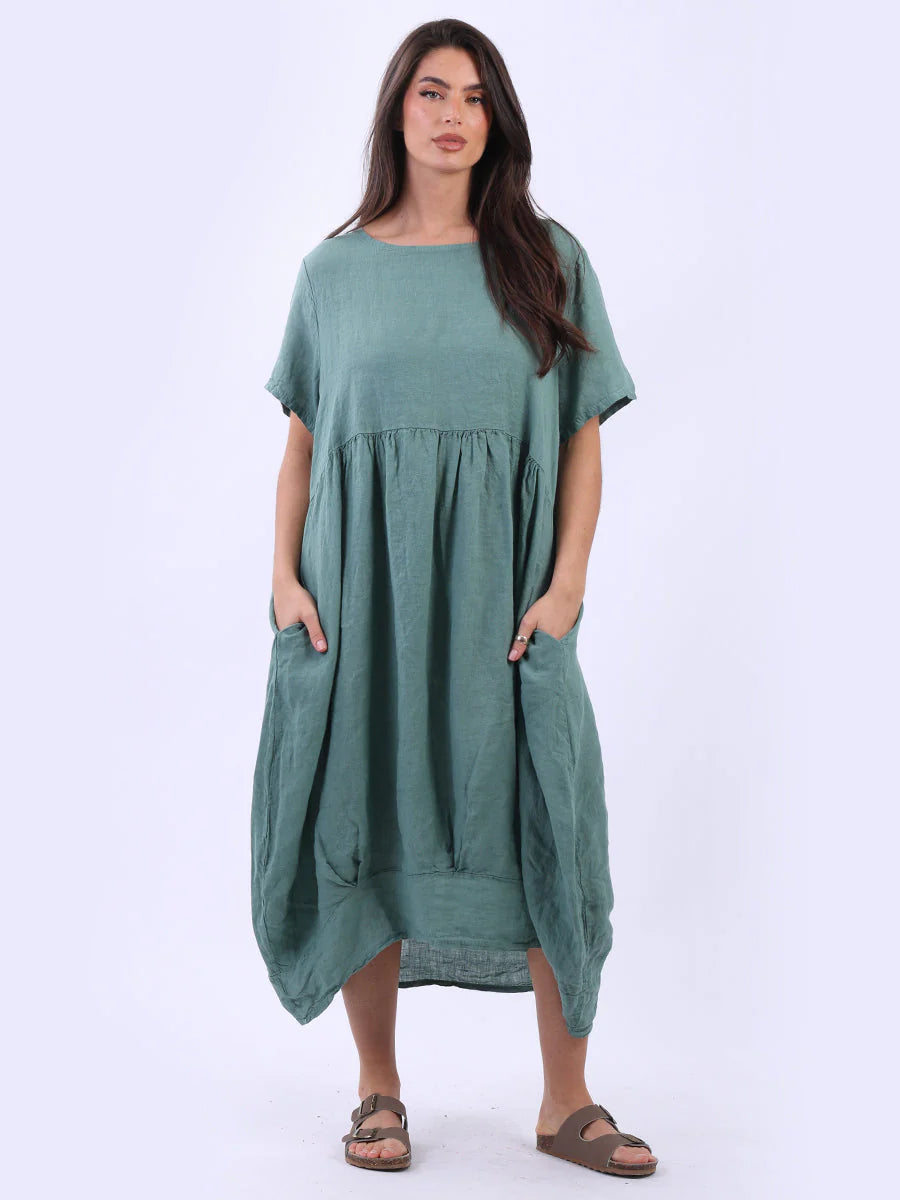 Claire Dress - Sea Green