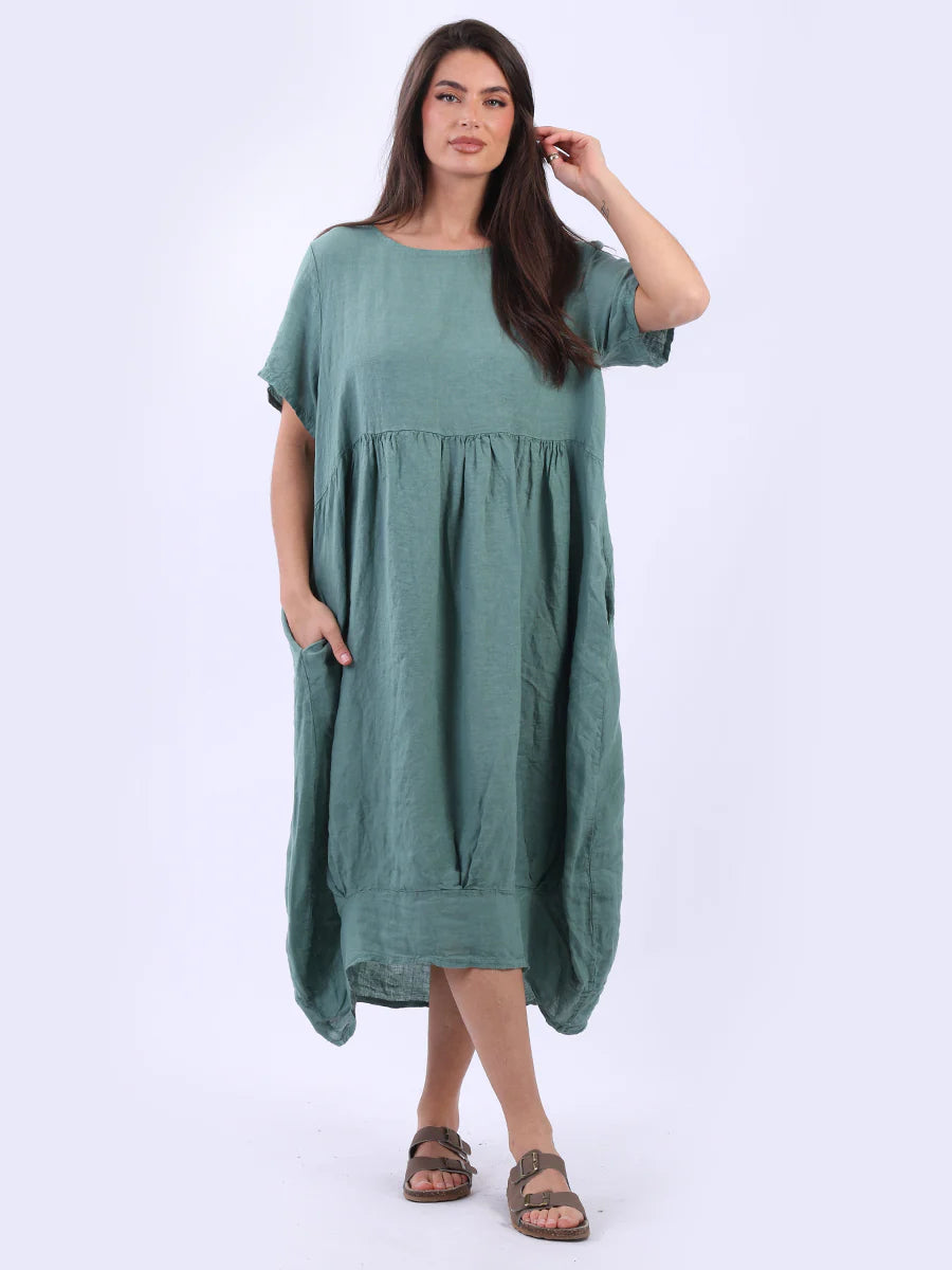 Claire Dress - Sea Green