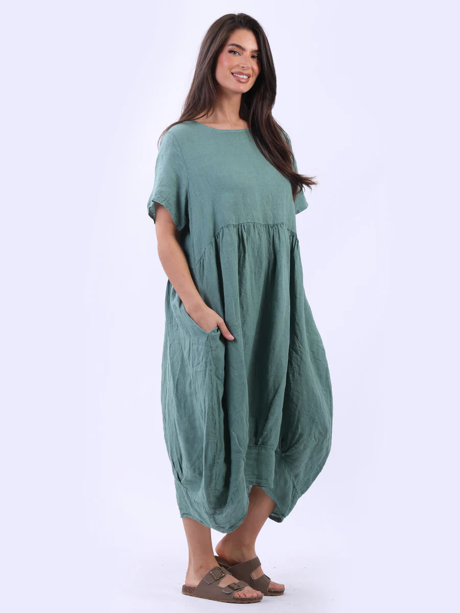 Claire Dress - Sea Green