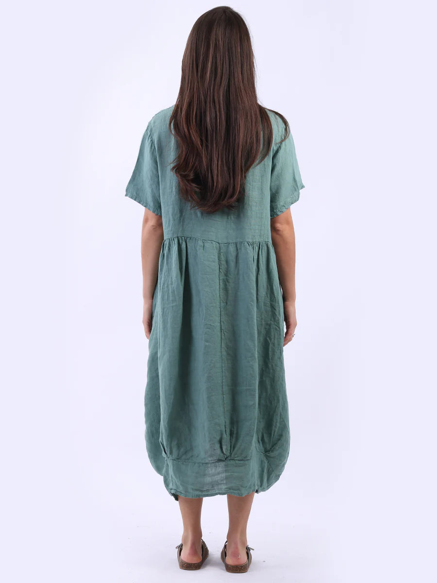Claire Dress - Sea Green