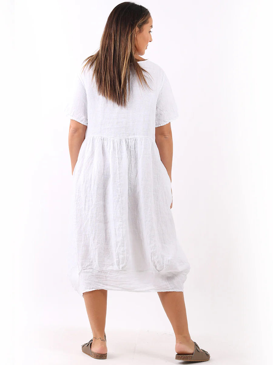 Claire Dress - White