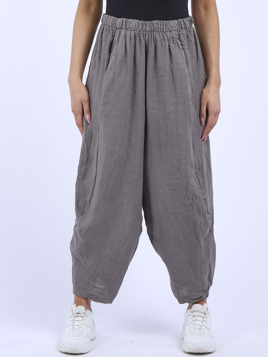 Cocoon Wide Leg Pants - Mocha