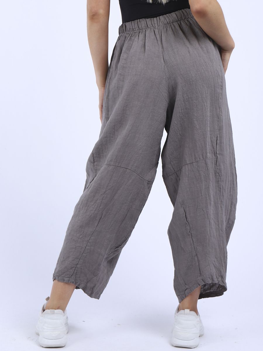 Cocoon Wide Leg Pants - Mocha