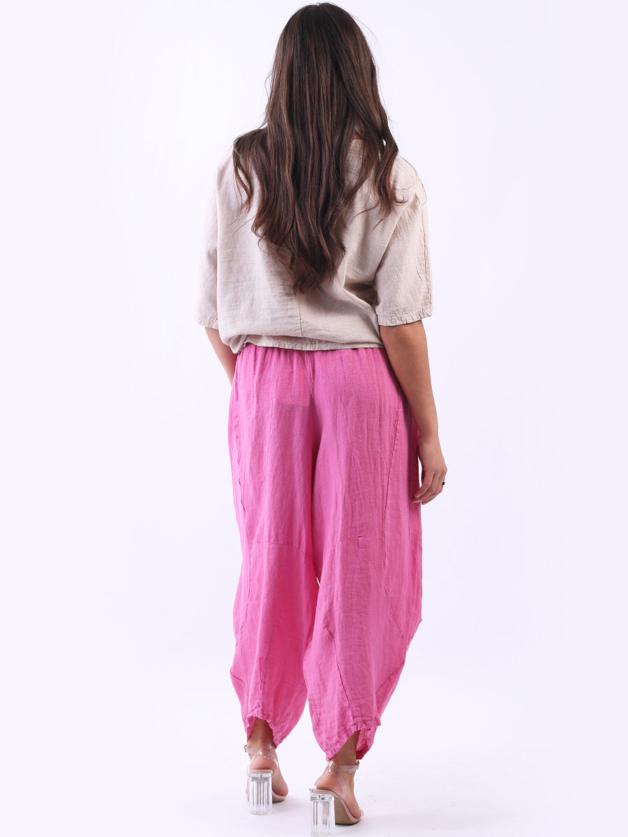 Cocoon Pants - Hot Pink