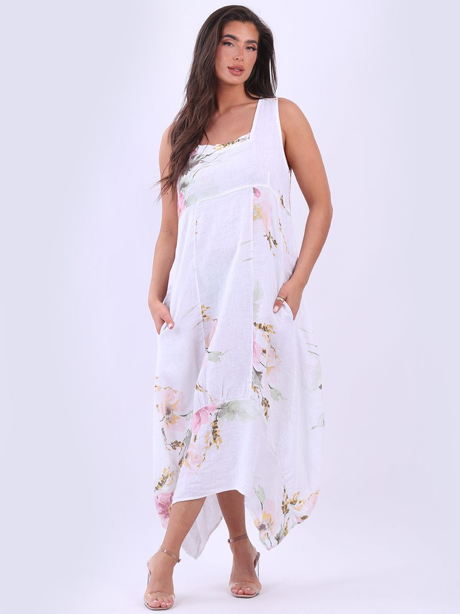 Floral Sundress - White