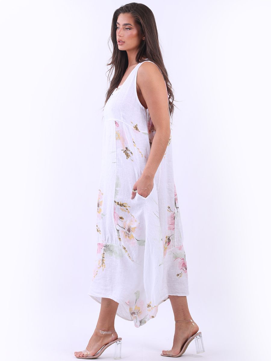 Floral Sundress - White