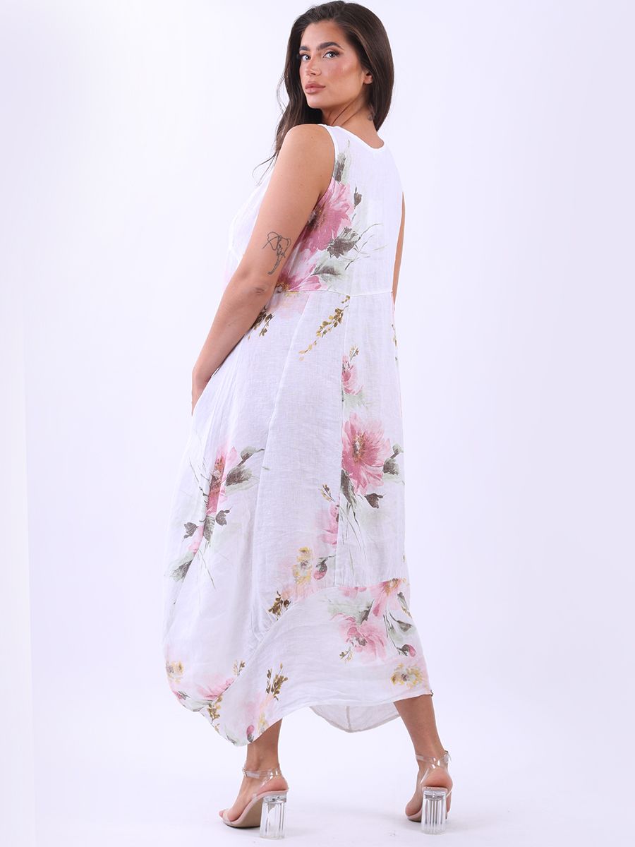 Floral Sundress - White