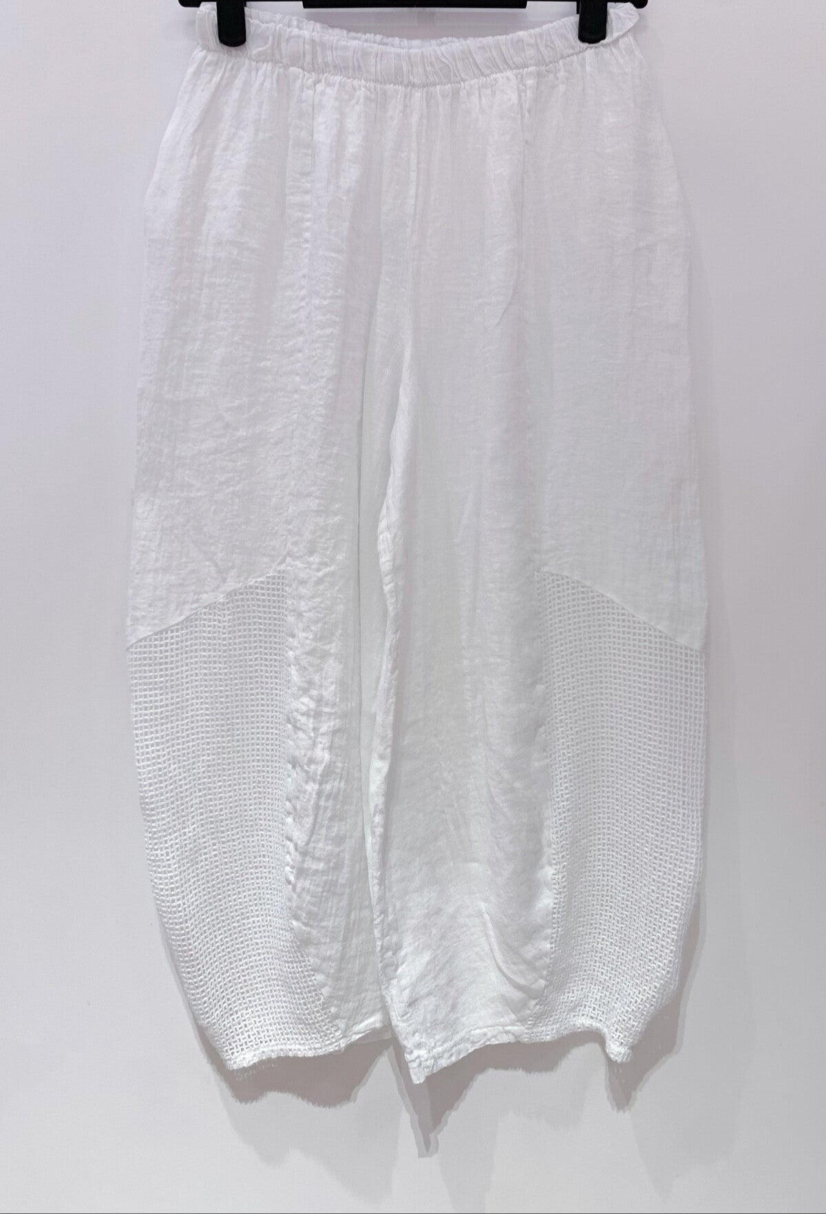 Net Pants - White
