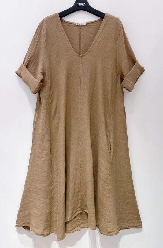 Haven Dress - Camel