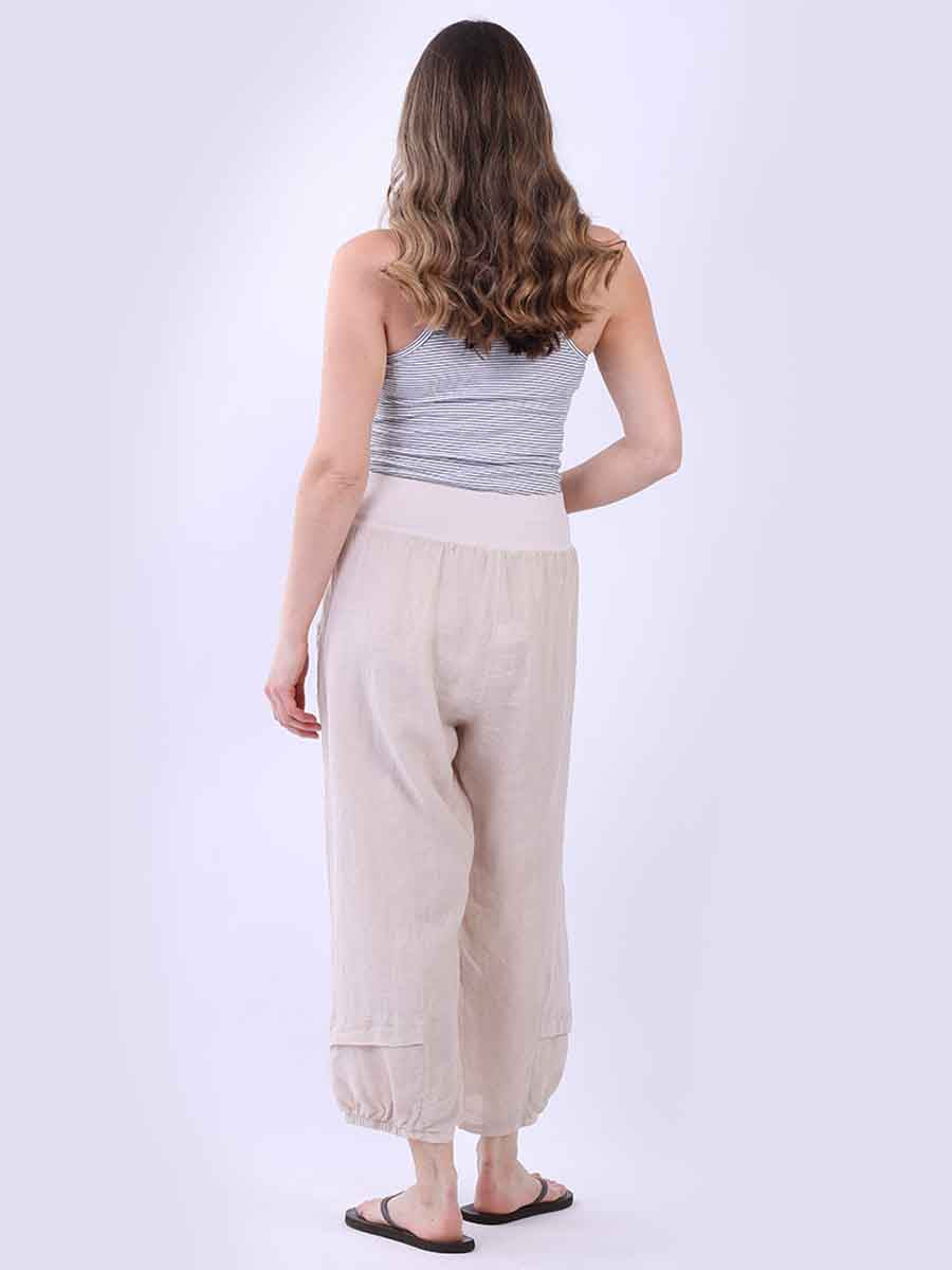 Capri Pants - Beige