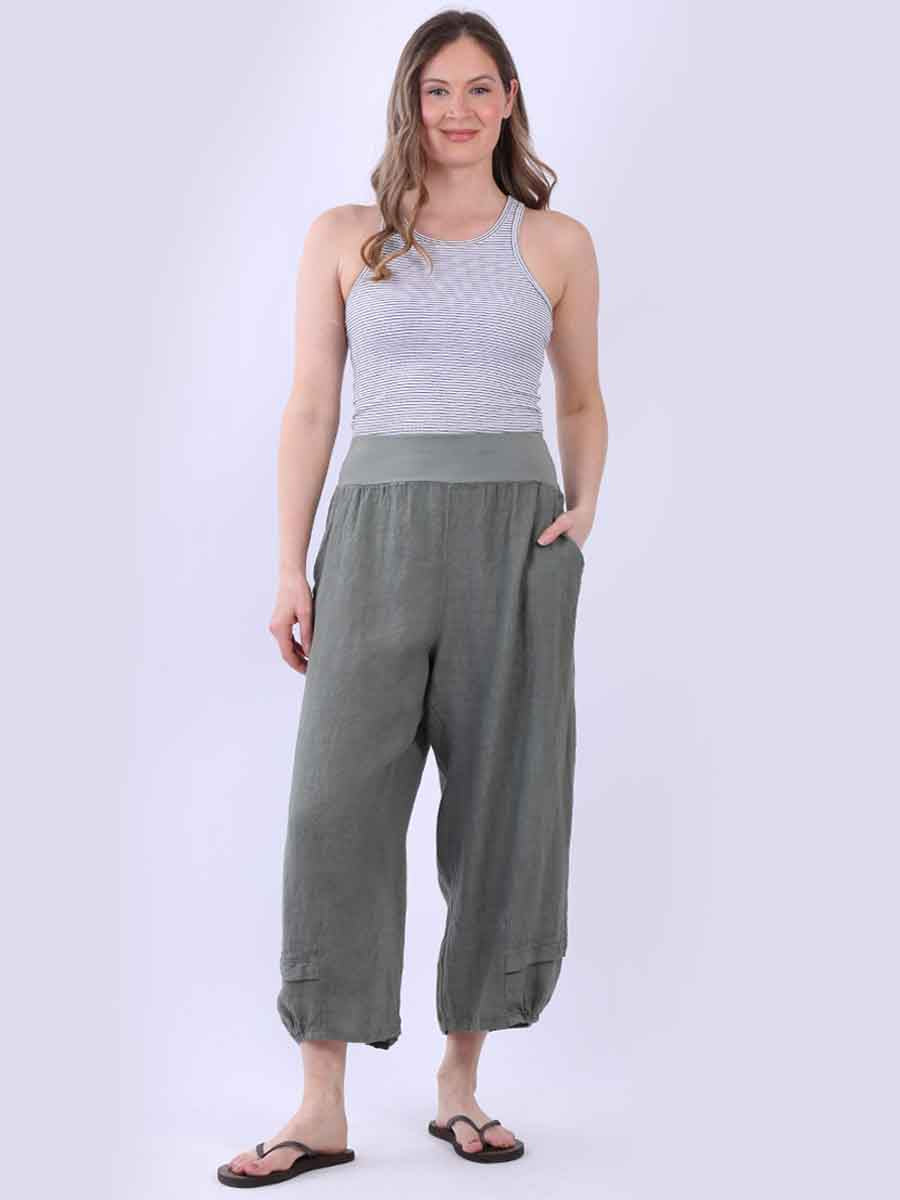 Capri Pants - Khaki