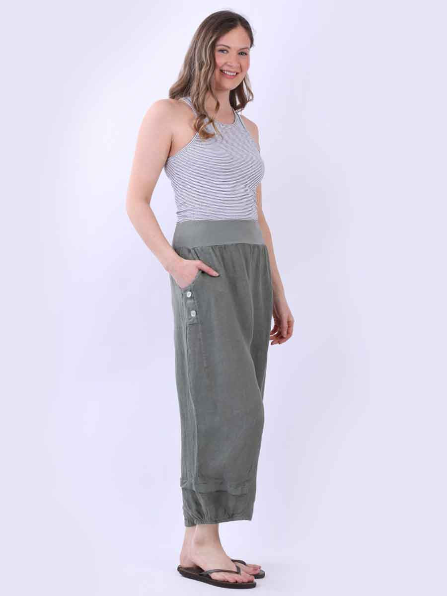 Capri Pants - Khaki