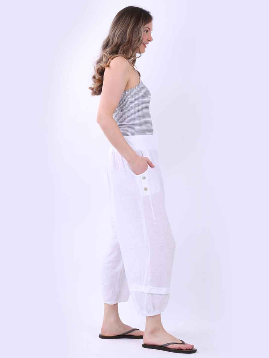 Capri Pants - White